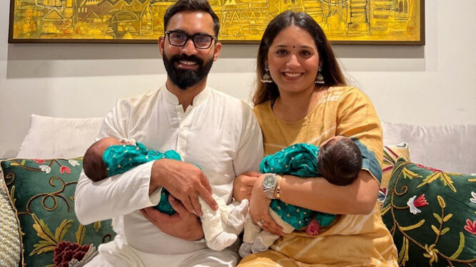 Dinesh Karthik & Dipika Pallikal Credits NeoLacta’s 100% Human Milk for Good Health of Twins