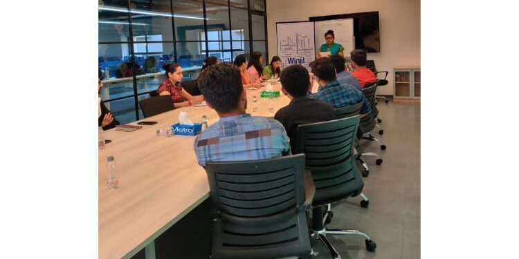 Nita Nigam shares practical lessons in an Interactive Corporate Training Workshop at Winjit Technologies Nasik