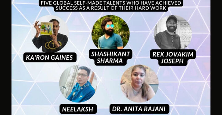 Five Global self-made Talents who have achieved success as a result of their hard work