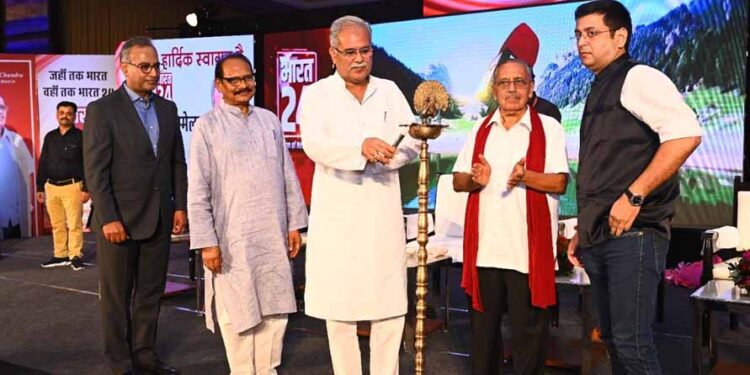 Chhattisgarh CM lauds Bharat 24 for being voice of common people