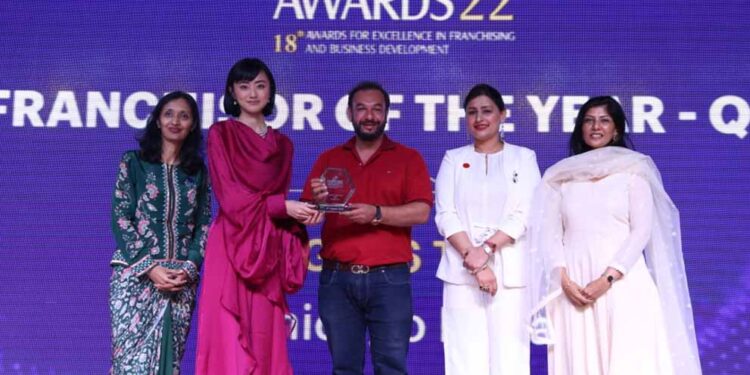 News Correspondent, Sneha Nair covers “Best Franchiser Award” story for the year 2022