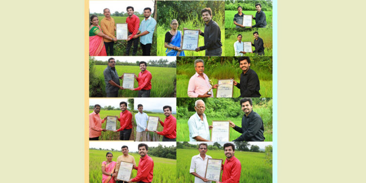 Big Brain & DiAS felicitated farmers (sons of the earth) on Lal Bahadur Shastri's birthday