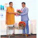 Entrepreneur Sachin Bamgude receives 'Pride Of Maharashtra' Award by the hands of Nitin Gadkari