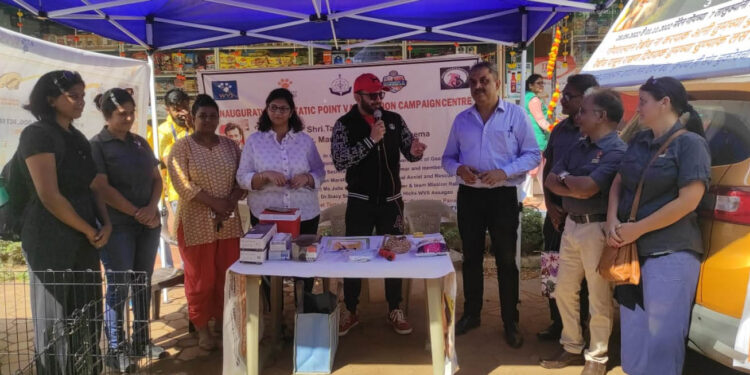 Shri. Tapan Acharya an Actor & Filmmaker inaugurates Static Point Vaccination Campaign Centre on 25th October 2022 providing shelter to animals!