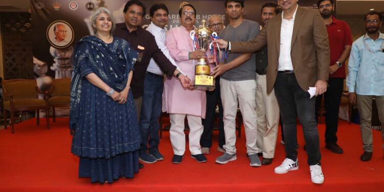 International Master Shantanu Bhambure Winner of 1st Sharad Pawar All India FIDE Rapid Rating Open Chess Tournament