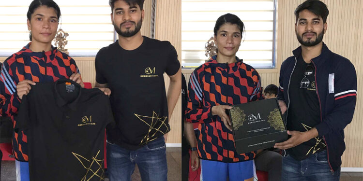 Rahil Khan Empowers Women with Self-Cupping Kit Launch at National Championship Praised by Nikat Zareen