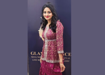 Rajasthan woman Ekta Tiwari wins in a National beauty pageant in Platinum category Organised by Glam Guidance