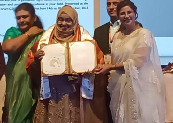 Dr. Haleema Yezdani, Vice President HIMSS India received Prestigious Honour from UK Parliament as part of the G20 Initiative