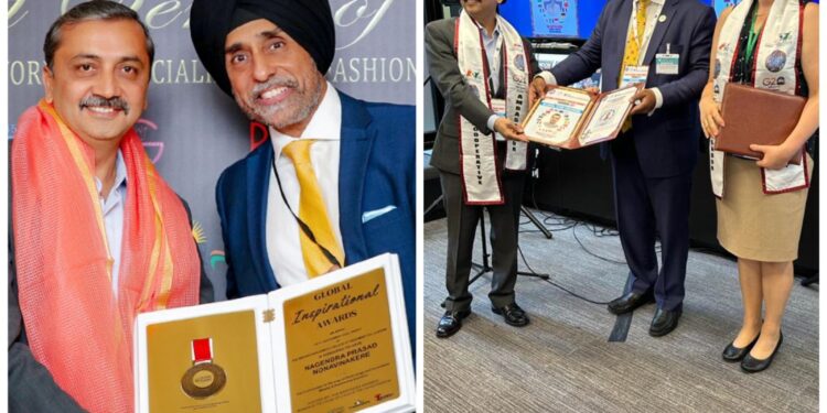Mr. Nagendra Prasad Nonavinakere received the prestigious honor from UK Parliament for his contribution in the area of Technology and Innovation (Mobile and Automotive Industry) as part of the G20 Initiative