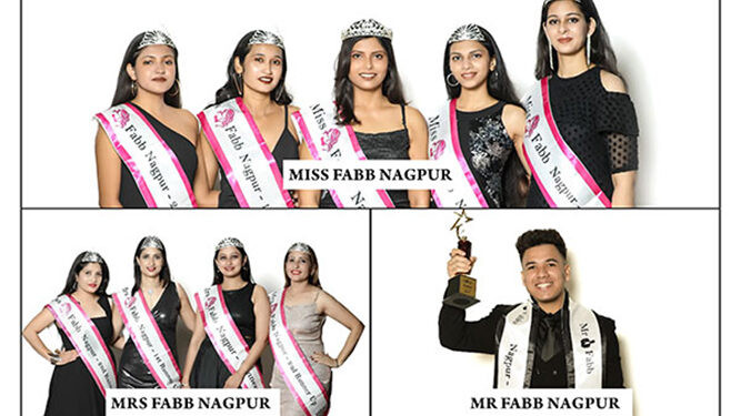 Toshita Gabhane wins Miss Fabb Nagpur, Sayali Ashtankar wins Mrs Fabb Nagpur and Rahul Hathibed wins Mr Fabb Nagpur 2023