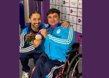 Powerlifter Ashok bags bronze medal at Asia Para Games 2023; makes his coach and India proud