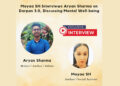Mayaa SH interviews Aryan Sharma on Darpan 3.0, discussing Mental Well Being