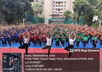 The Lexicon Group of Institutes Participates in Creating “World Wide Record” In Yoga