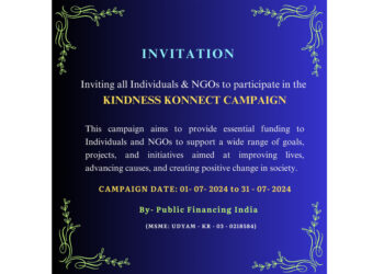 Join Hands for a Better World: Invitation to NGOs and Individual’s to be a part of our Funding Campaign “Kindness Konnect”