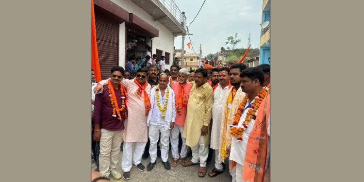Rajjan Singh Yadav, a Social Worker, Participated in Purwa’s Shobha Yatra