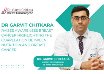 Dr. Garvit Chitkara raises awareness of breast cancer highlighting the correlation between nutrition and breast cancer