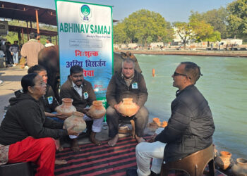 Abhinav Samaj Performs Asthi Visarjan of 170 Unclaimed Ashes in Haridwar
