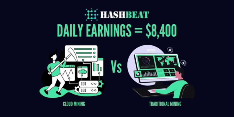 Cloud Mining VS Traditional Mining: Why XRP Investors Prefer HashBeat.com for Earning Up to $8,400 a Day