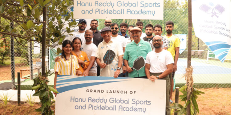 Launch of Hanu Reddy Global Sports & Pickleball Academy at Hanu Reddy Raghava Farms