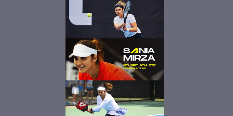 Sania Mirza Partners with Boldfit as Athlete & Investor to launch and create Tennis and Pickleball Gear for India