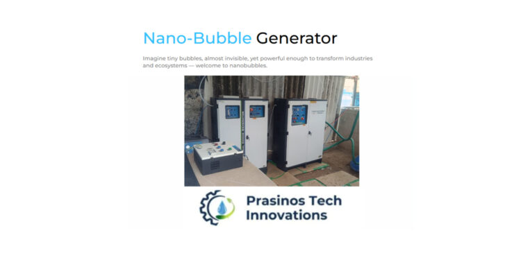 Prasino’s Nanobubble Technology Boosts Efficiency of Industrial Water Treatment in India
