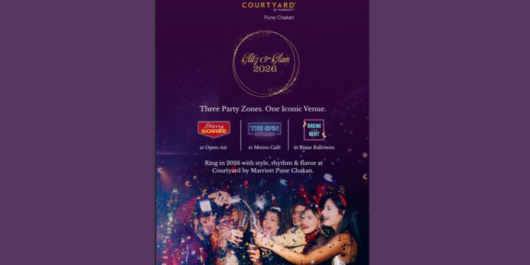 Celebrate the Arrival of 2026 with Elegance at Glitz and Glam at Courtyard by Marriott Pune Chakan