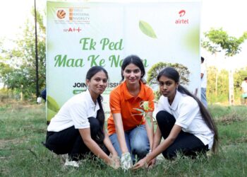54 LPU Students secured ₹5 Crore+ in Bharti Airtel Scholarships, Led 180-Sapling Plantation Drive on World Environment Day