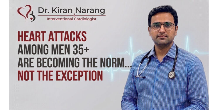 Heart Attacks Among Men 35+ Are Becoming the Norm, Not the Exception, Warns Dr. Kiran Narang