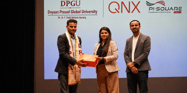 Dnyaan Prasad Global University (DPGU), by Dr. D. Y. Patil Group, Pune and Dr. D. Y. Patil Institute of Technology Pune Opened QNX Everywhere Lab by Blackberry
