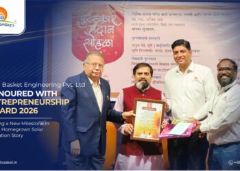 Solar Basket Engineering Private Limited Honoured With Entrepreneurship Award 2026, Marking a New Milestone in India’s Homegrown Solar Innovation Story