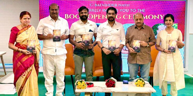 ‘Becoming the Divine You’ by Balvindernath Chaganla Launched in Hyderabad